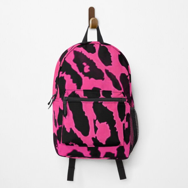 Item preview, pink and black leopard print pattern designed and sold by meuliasshop.
