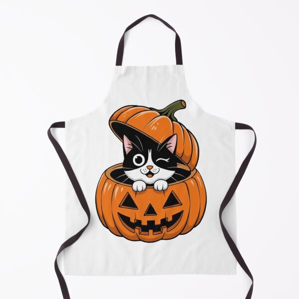 Item preview,  Orange Halloween Pumpkin & Black Cat T-Shirt: Spooky Cat and Pumpkin Design designed and sold by masteryStore.