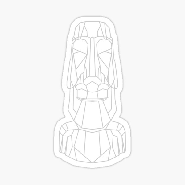 Moyai Dance Sticker - Moyai Dance Easter Island Statue - Discover