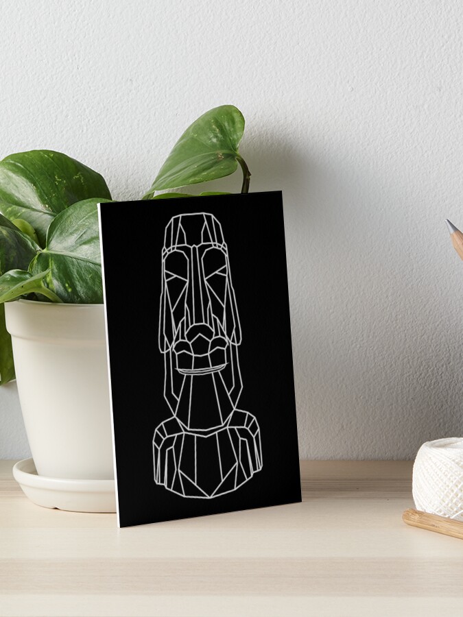 Moai Stone Face | Art Print