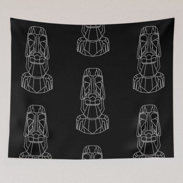 Item preview, MOAI Geometry - stone statue Easter Island geometry designed and sold by anziehend.