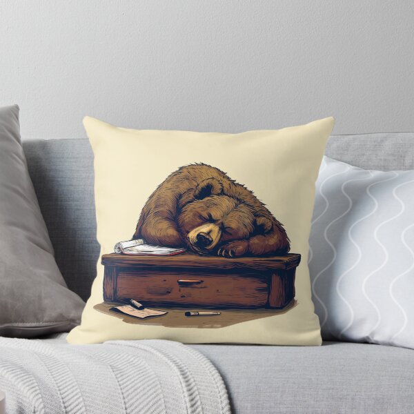 Item preview, Tired Bear Resting On A Desk designed and sold by Artcurrents.