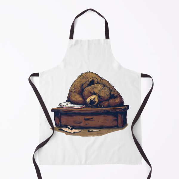 Item preview, Tired Bear Resting On A Desk designed and sold by Artcurrents.