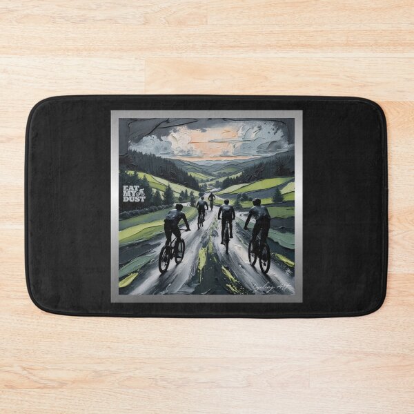 Item preview, Cycling Art - Cracking Ride, Got Wet and Didn't  Care - Eat My Dust designed and sold by EatMyDust-Bike.