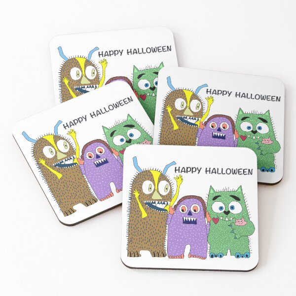 Item preview, Happy Halloween, Silly Lovable Monsters designed and sold by Colleen Macomber.