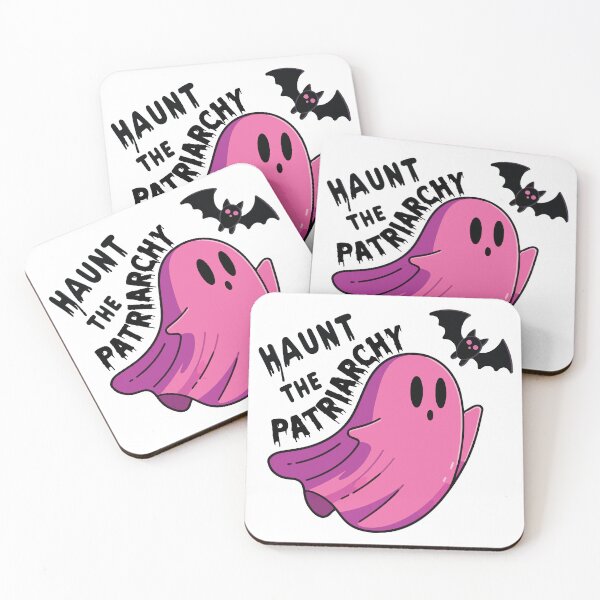 Item preview, Ghost Haunt the Patriarchy, Pink Halloween  designed and sold by NawalMagdy.