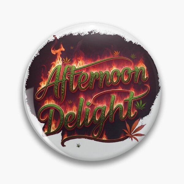 Item preview, Afternoon Delight in fiery Marijuana font - white designed and sold by JLEmporium.