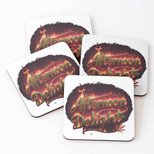 Item preview, Afternoon Delight in fiery Marijuana font - white designed and sold by JLEmporium.