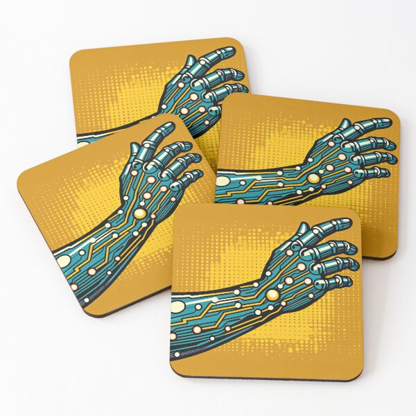 Item preview, Cybernetic Arm Pop Art Style designed and sold by artofuniverse.
