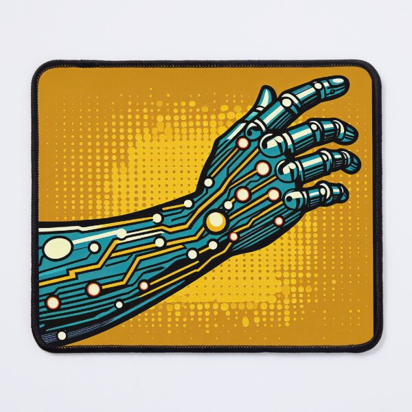 Item preview, Cybernetic Arm Pop Art Style designed and sold by artofuniverse.