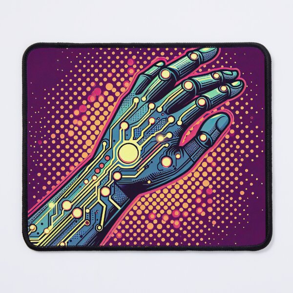 Item preview, Cybernetic Arm Pop Art Style designed and sold by artofuniverse.