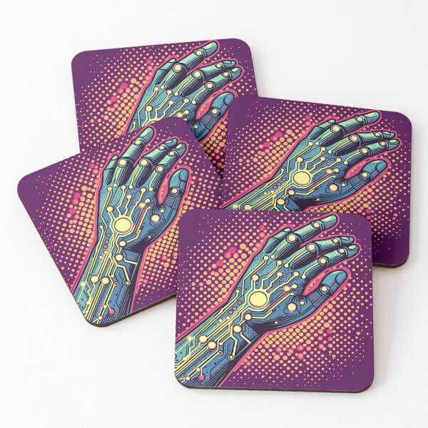 Item preview, Cybernetic Arm Pop Art Style designed and sold by artofuniverse.