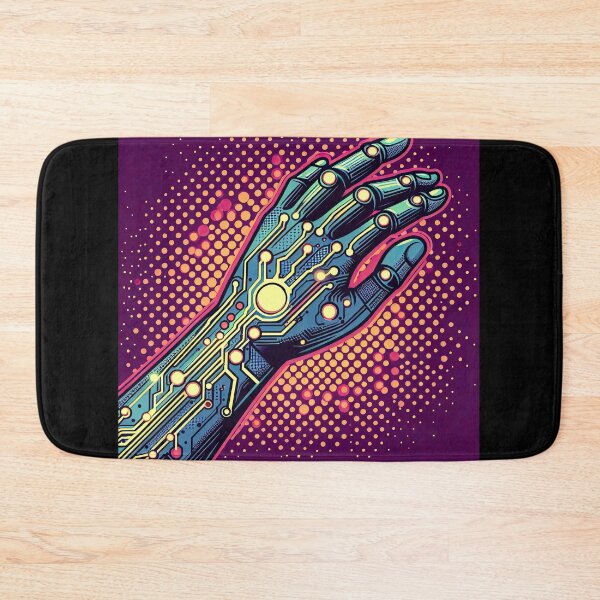 Item preview, Cybernetic Arm Pop Art Style designed and sold by artofuniverse.