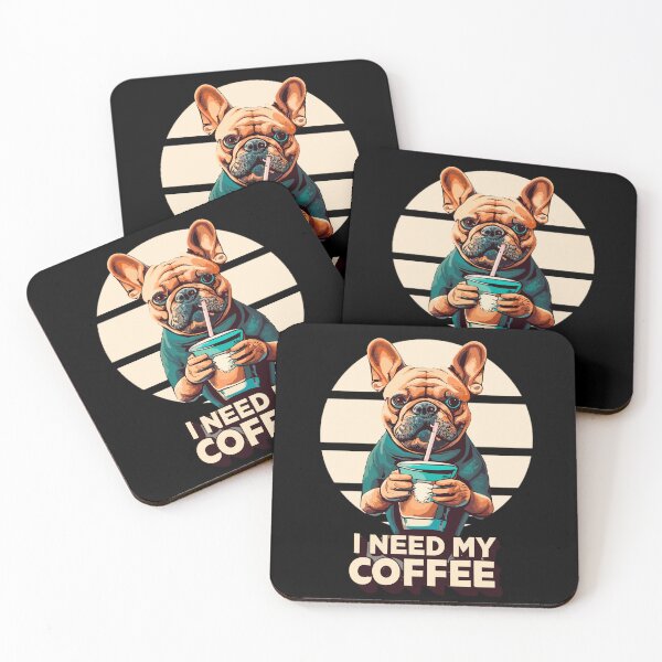 Item preview, Frenchie Coffee designed and sold by PetSafari.