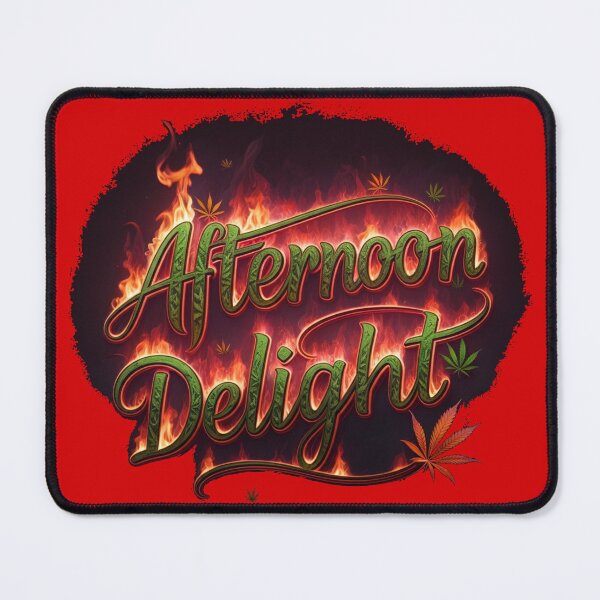 Item preview, Afternoon Delight in fiery Marijuana font - Red designed and sold by JLEmporium.