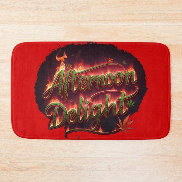 Item preview, Afternoon Delight in fiery Marijuana font - Red designed and sold by JLEmporium.