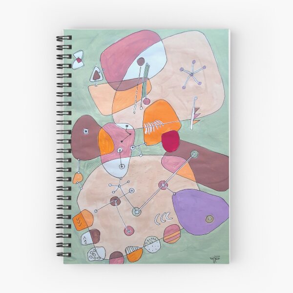 Item preview, abstract in orange designed and sold by Tereza Pilar  Art.