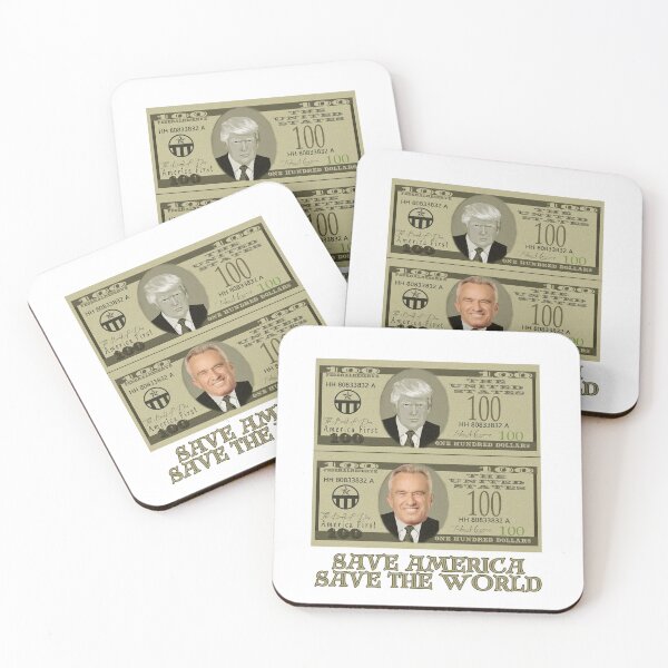 Item preview, Save America Save the World Kennedy Trump 2024 designed and sold by monpetitbijou.