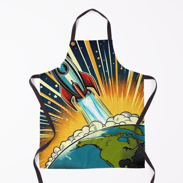Item preview, Spaceship Pop Art Style designed and sold by artofuniverse.