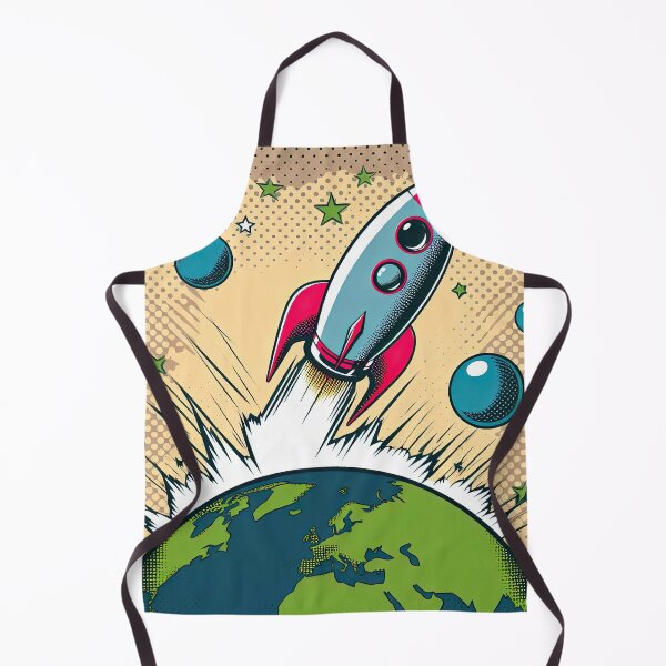 Item preview, Spaceship Pop Art Style designed and sold by artofuniverse.