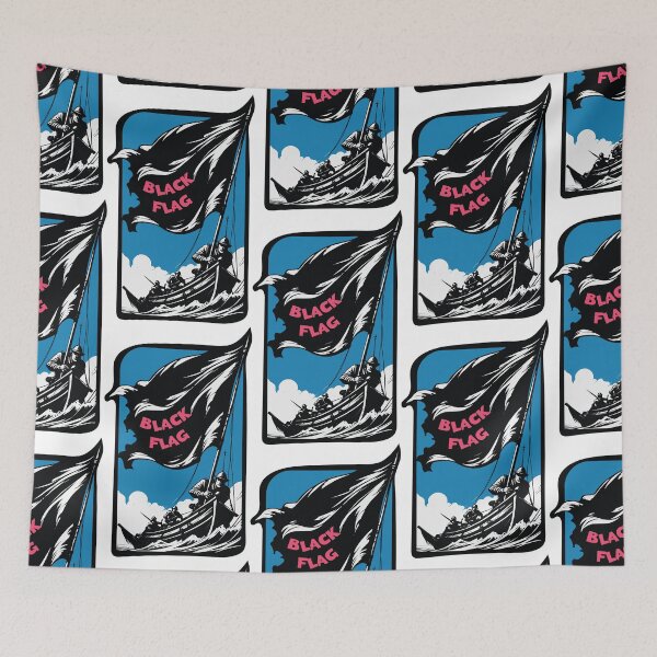 Item preview, Black flag designed and sold by portokalis.