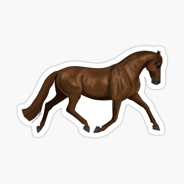 Item preview, Cheval de trot alezan Warmblood designed and sold by DappledMoon.
