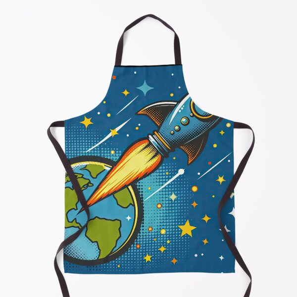 Item preview, Spaceship Pop Art Style designed and sold by artofuniverse.