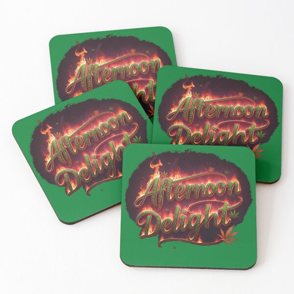 Item preview, Afternoon Delight in fiery Marijuana font - Green designed and sold by JLEmporium.