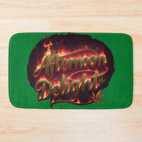 Item preview, Afternoon Delight in fiery Marijuana font - Green designed and sold by JLEmporium.
