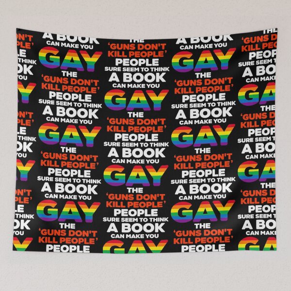 Item preview, ...Think a Book Can Make You Gay  designed and sold by acquiesce13.