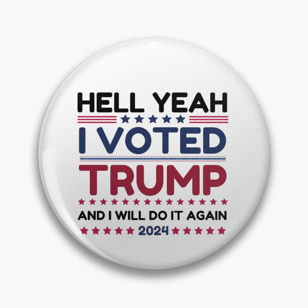 Item preview, Hell-Yeah-I-Voted-Trump-And-I-Will-Do-It-Again-2024 designed and sold by Only Legends.