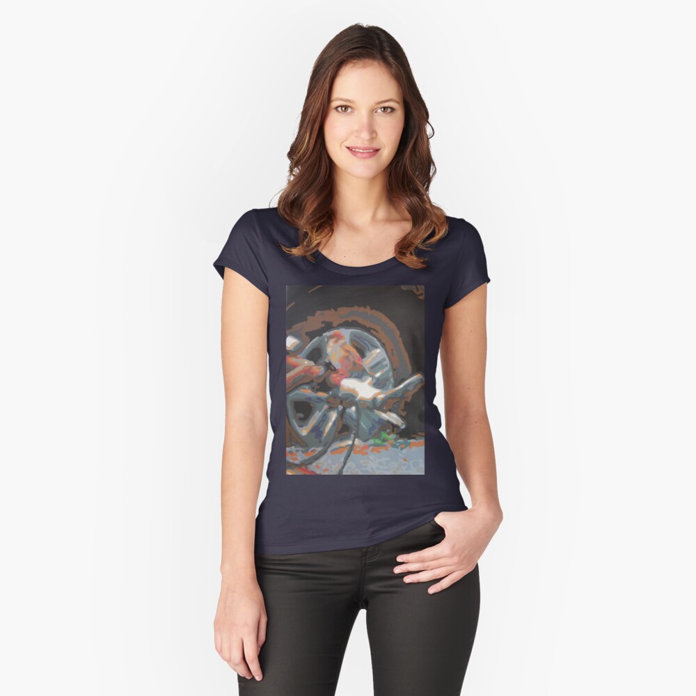 Item preview, Fitted Scoop T-Shirt designed and sold by artistDanJ.