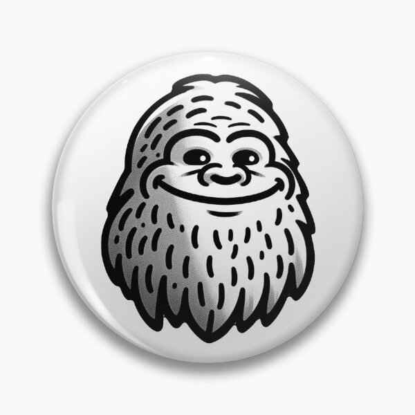 Item preview, Smiling Bigfoot - Yeti Sasquatch Cryptid Folklore designed and sold by Nostalgia Busters.
