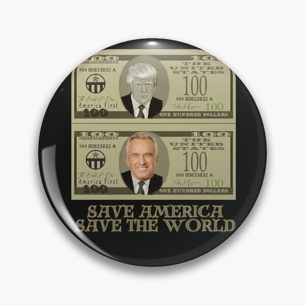 Artikelvorschau, Rettet Amerika Rettet die Welt Kennedy Trump 2024 entworfen und verkauft von monpetitbijou.