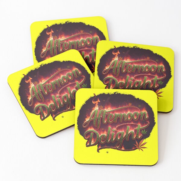 Item preview, Afternoon Delight in fiery Marijuana font - Yellow designed and sold by JLEmporium.