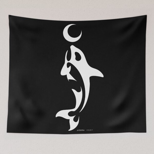 Item preview, Orca Moon Reflection designed and sold by rhpotter.