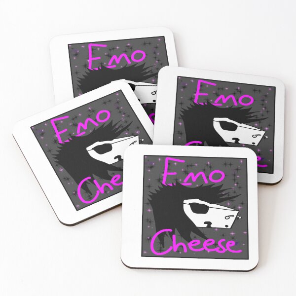 Item preview, Emo Cheese, decal style designed and sold by CerealdemonArts.