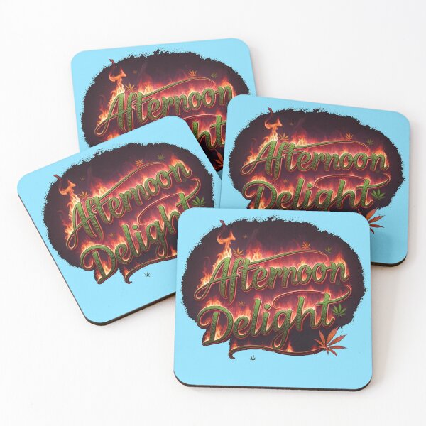 Item preview, Afternoon Delight in fiery Marijuana font - Blue designed and sold by JLEmporium.