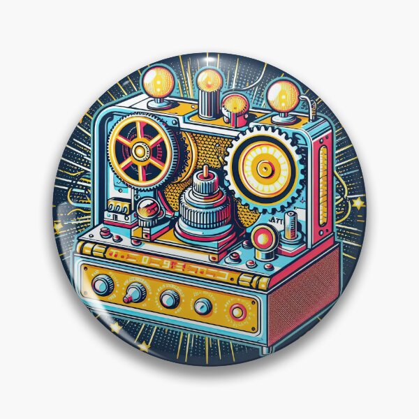 Item preview, Time Machine Pop Art Style designed and sold by artofuniverse.