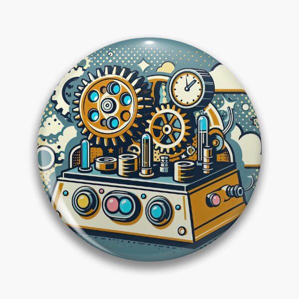 Item preview, Time Machine Pop Art Style designed and sold by artofuniverse.