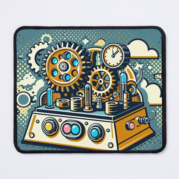 Item preview, Time Machine Pop Art Style designed and sold by artofuniverse.