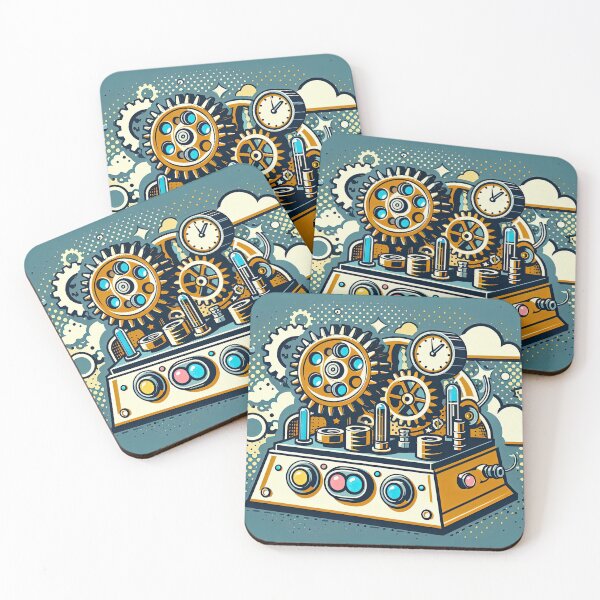 Item preview, Time Machine Pop Art Style designed and sold by artofuniverse.
