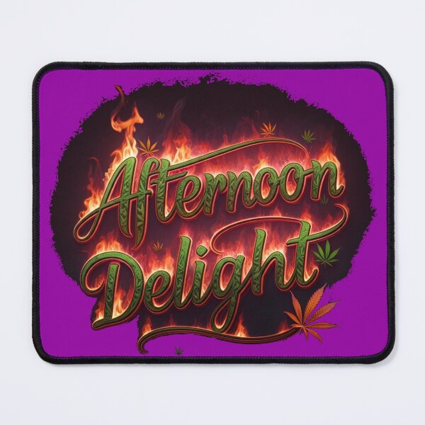 Item preview, Afternoon Delight in fiery Marijuana font - Purple designed and sold by JLEmporium.