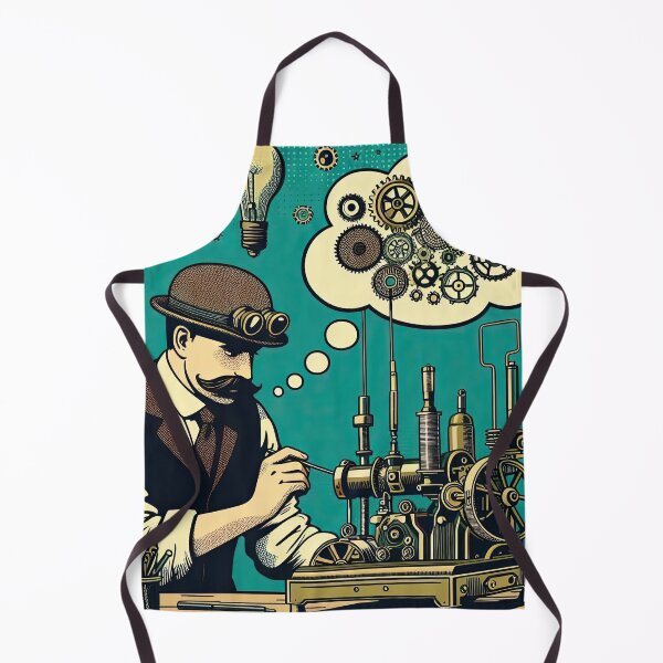 Item preview, Steampunk Inventor Pop Art Style designed and sold by artofuniverse.