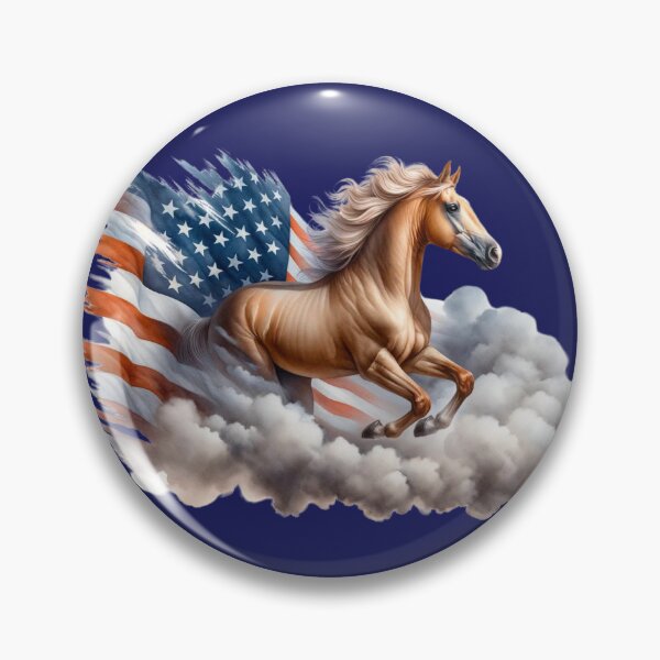 Item preview, Patriotic Horse Dream designed and sold by critterpatchusa.