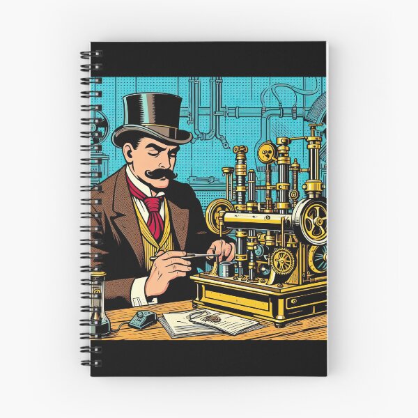 Item preview, Steampunk Inventor Pop Art Style designed and sold by artofuniverse.