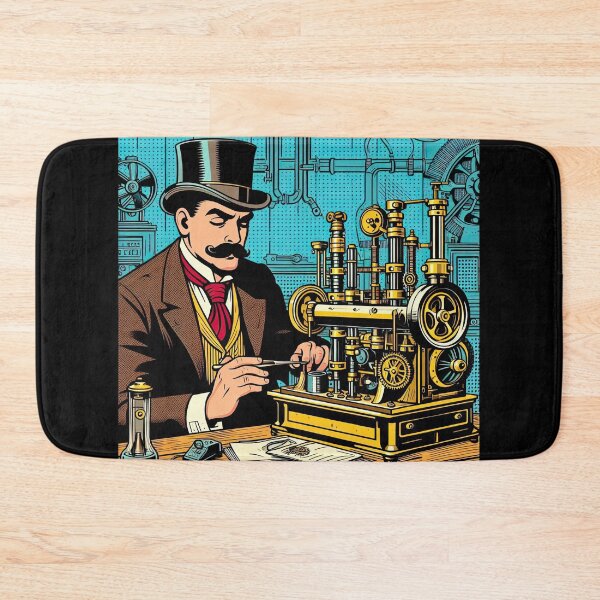 Item preview, Steampunk Inventor Pop Art Style designed and sold by artofuniverse.