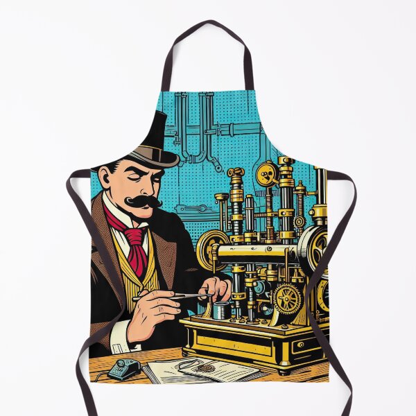 Item preview, Steampunk Inventor Pop Art Style designed and sold by artofuniverse.