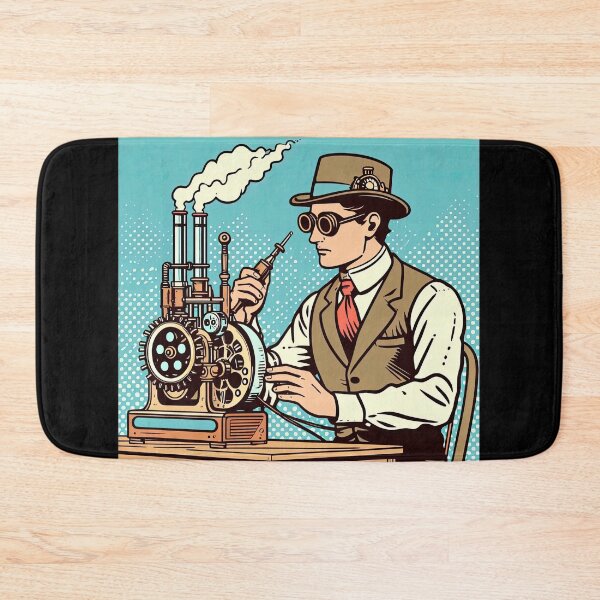Item preview, Steampunk Inventor Pop Art Style designed and sold by artofuniverse.