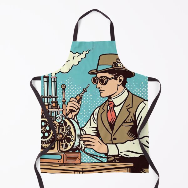 Item preview, Steampunk Inventor Pop Art Style designed and sold by artofuniverse.